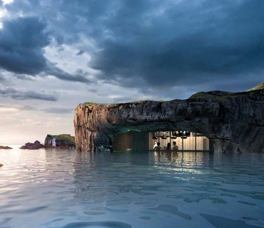 A Stunning Geothermal Lagoon with a Swim-Up Bar and Sweeping Ocean Views is Set to Open in Iceland Next Year