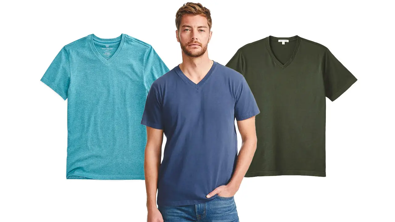 V Neck T Shirts - The 5 Best V-Neck T-Shirts for Men - JacobGraye