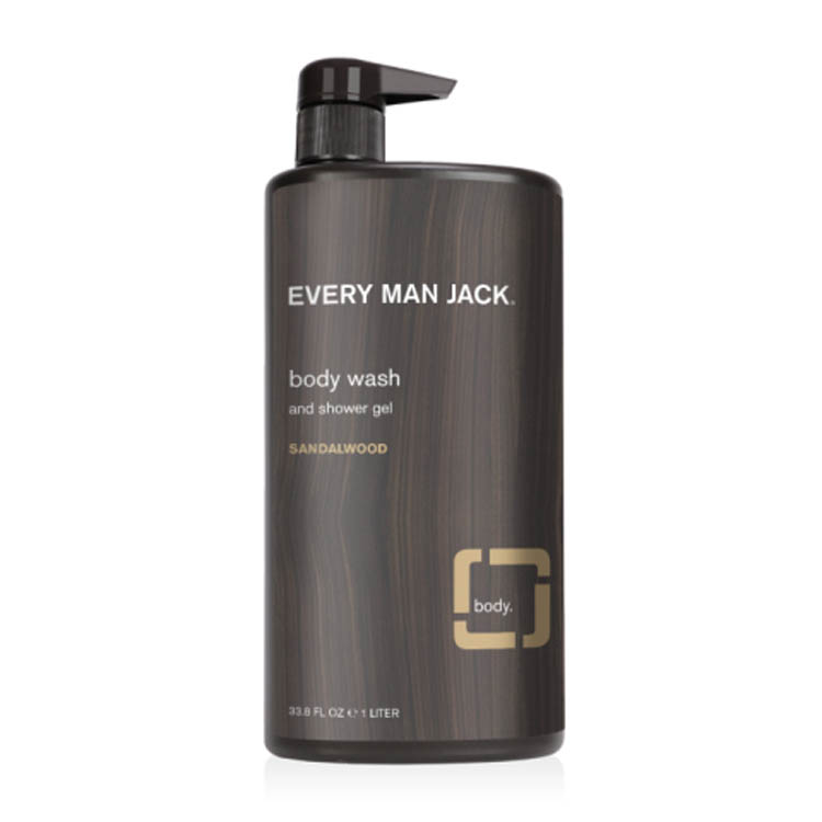 Best all around liquid soap for men Every Man Jack Sandalwood Body Wash